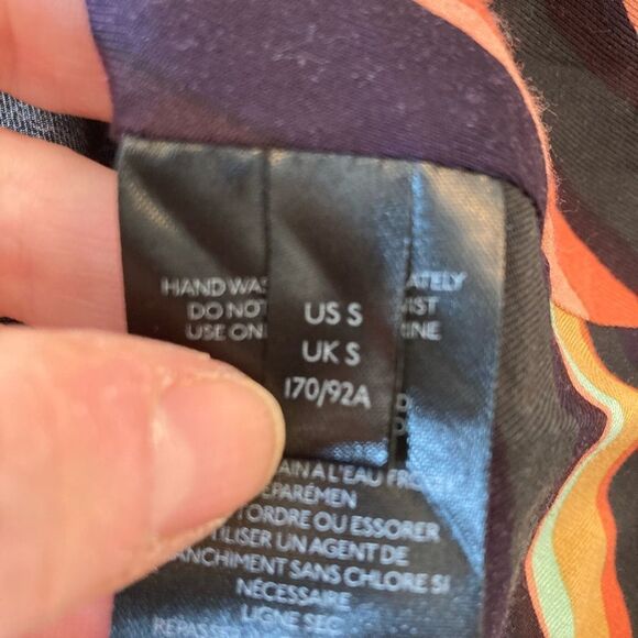 Anthropologie NWOT fabulous chevron print dress w/cut out elastic back & pockets - Picture 14 of 15